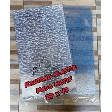 

~~~~~] Kantong plastik kado motif / plastik Souvenir / aksesori uk 27 x 47