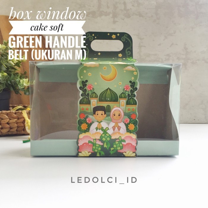

Open DS] BOX TOPLES HAMPERS LEBARAN IDUL FITRI HANDLE BELT (MEDIUM 24x14.8x7cm)