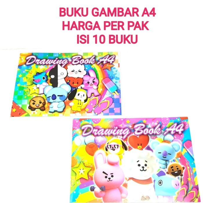 

Murah Buku Gambar A4 Fancy Isi 10 Buku Murah