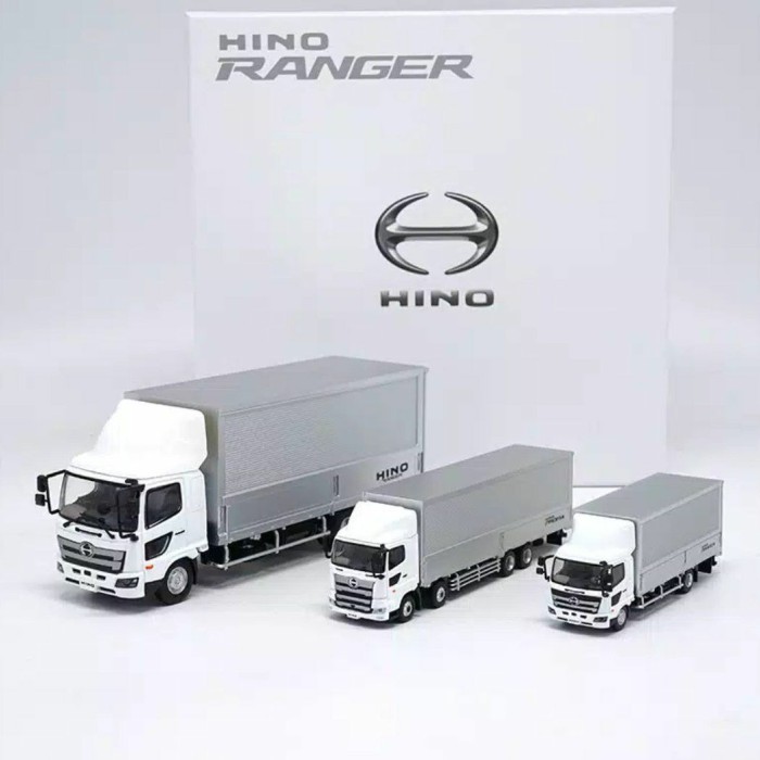 Terbaru Diecast Truck Hino Ranger Profia Miniatur Mobil Truk Paket Isi 3 Unit Promo Terlaris