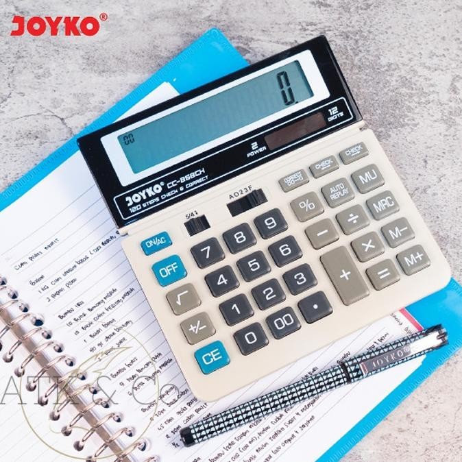 

Baru Calculator Pasar Joyko CC-868CH - Kalkulator 12 Digits Check Correct ..