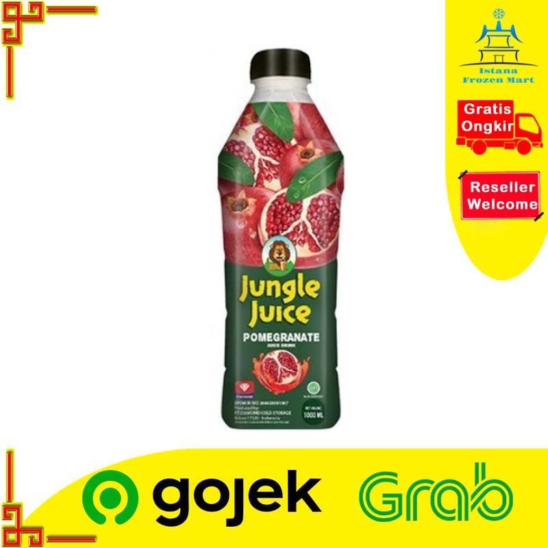 

Jus Pomegranate JUNGLE JUICE Minuman Sari Buah Delima 1 Liter