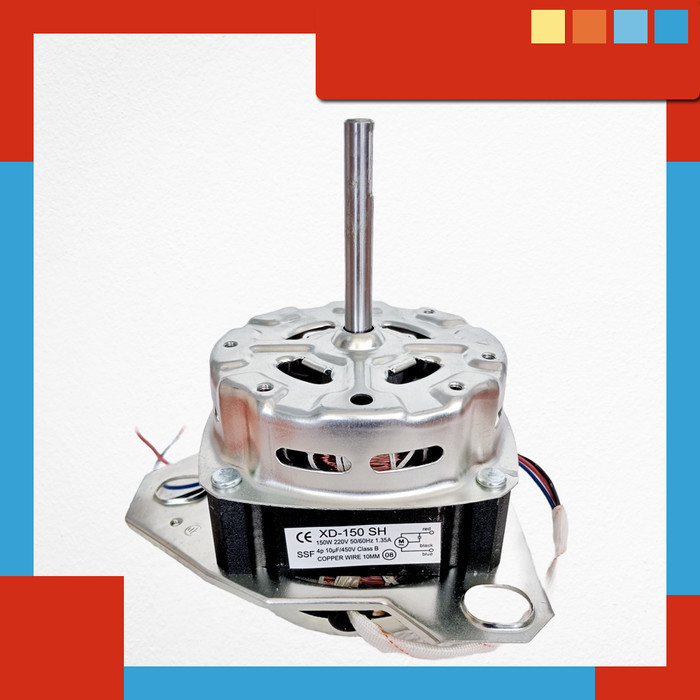 Motor Dinamo Pencuci Mesin Cuci Sharp Super Aquamagic ES-T95CR Wash