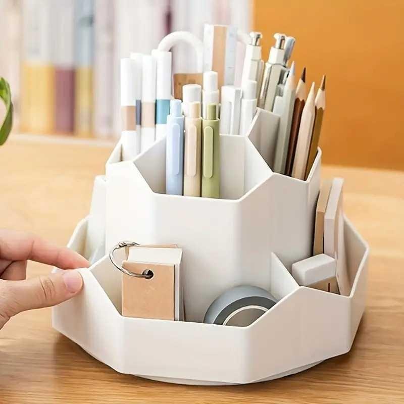 

IGM - GIANTIO Tempat Alat Tulis Desk Organizer Pen Holder Rotateable - GT360 [ Best Quality ]