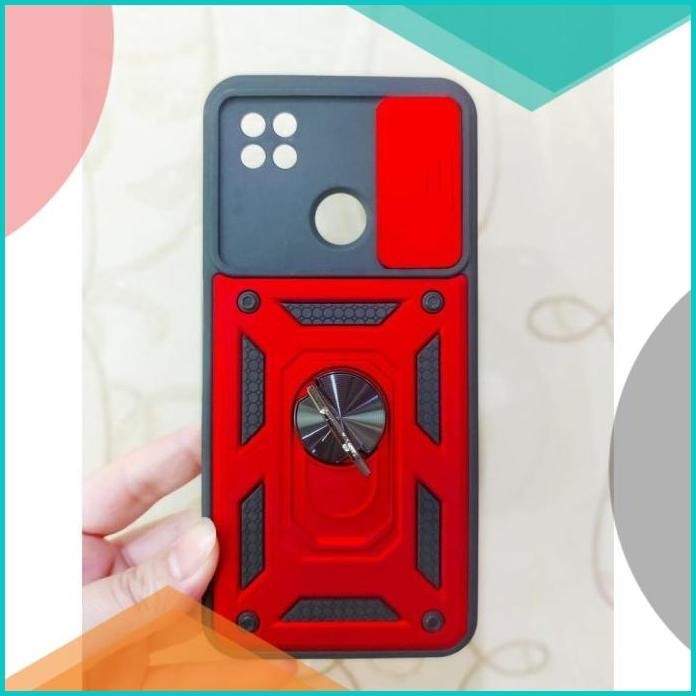 Case Robot VIVO Y91C/Y1S Y20/Y12S/Y20S/Y20i slide Protect Kamera +Ring