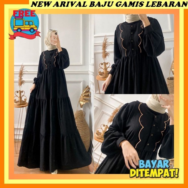 Alberkah - Khadijah Syari Size M L Xl Xxl 3Xl 4Xl / Gamis Syar'I / Gamis Syari Set Jilbab / Gamis Pl