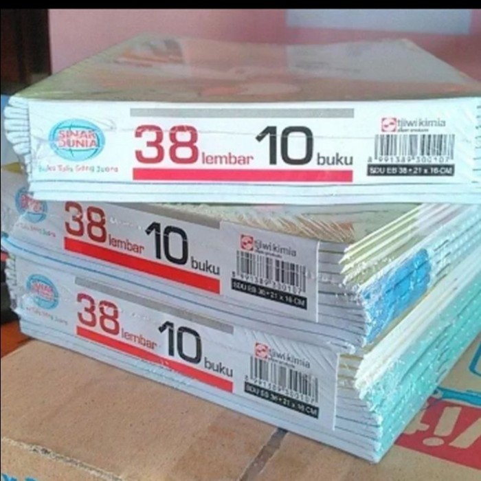 

Promo Buku Tulis Sinar Dunia / Sidu 38 Lembar X 10 Buku Termurah Bagus