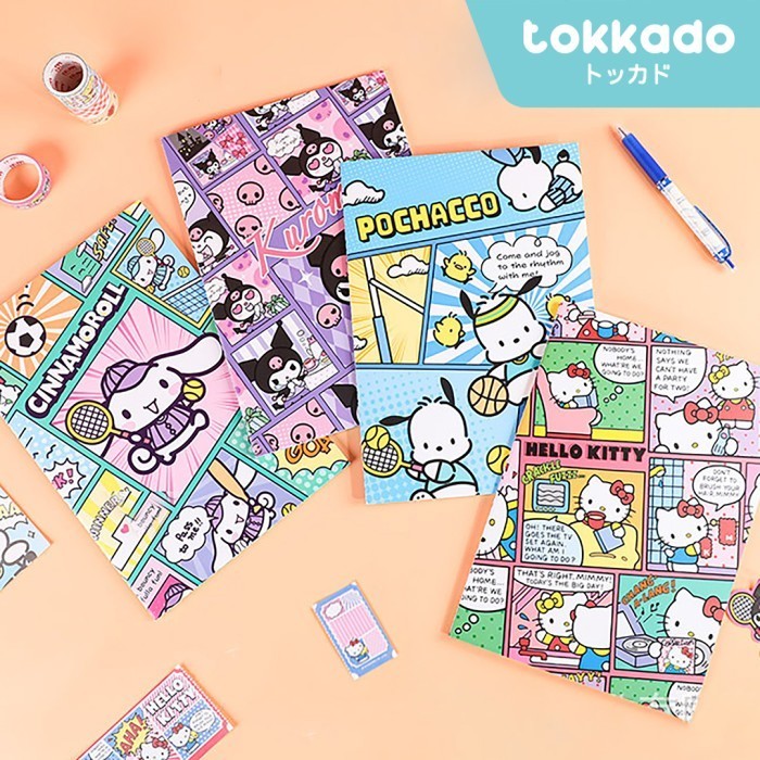

Kusus Hari Ini Tokkado Sanrio Komi Buku Tulis Besar B5 Catatan Sekolah Notebook Lucu Terbatas
