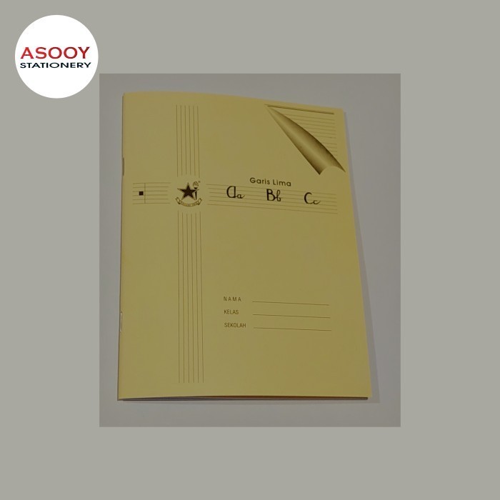 

Terbatas Buku Tulis Halus Garis 5 Bintang Obor Isi 10 Buku Gilaa!!!