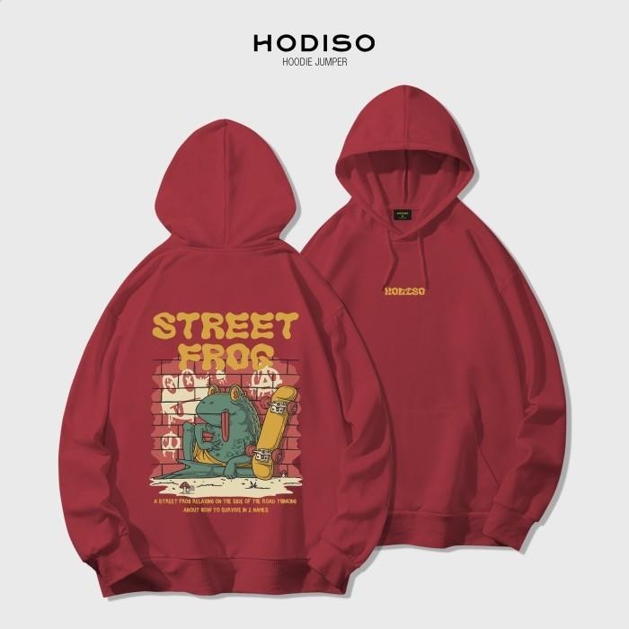HODISO - STREET FROG HOODIE JUMPER PULLOVER