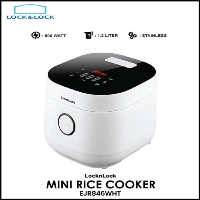 Terbaik Locknlock Ejr846Wht Rice Cooker Low Carbo Digital 3Lt Pengiriman Cepat