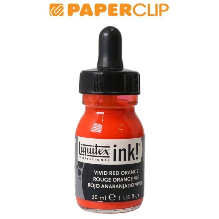 

ACRYLIC INK LIQUITEX 30ML VIVID RED ORANGE 4260620 BRG BARU