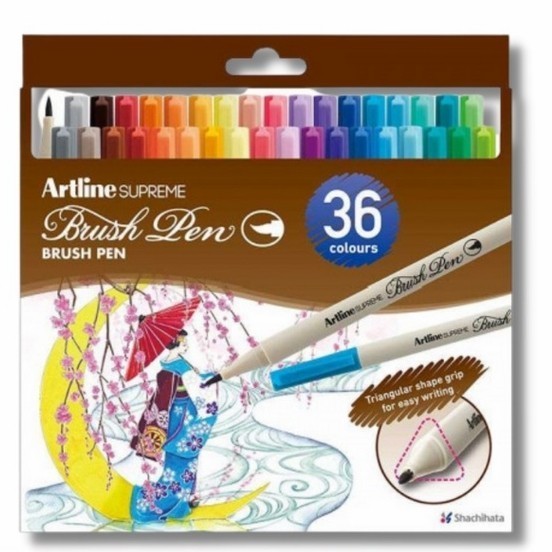 

Artline Supreme Brushpen Set 36 - Brush Pen DISKON
