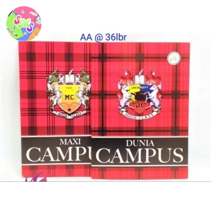 

Promo Buku Tulis Maxi Campus/Dunia Campus/Favourite Campus Hot Sale