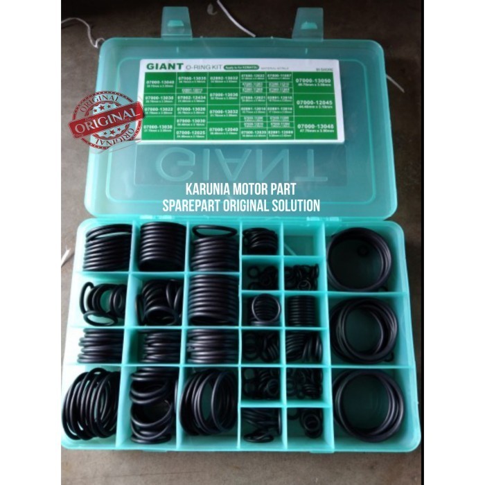 Oring Kit - Oring Box - Oring Set -Karet Ring Set Komatsu NBR 90 435pc