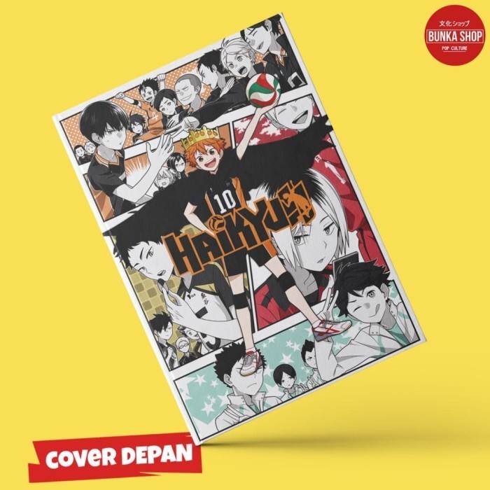 

Terlaris Note Book Anime Haikyuu Full Character Hardcover A5 Murah