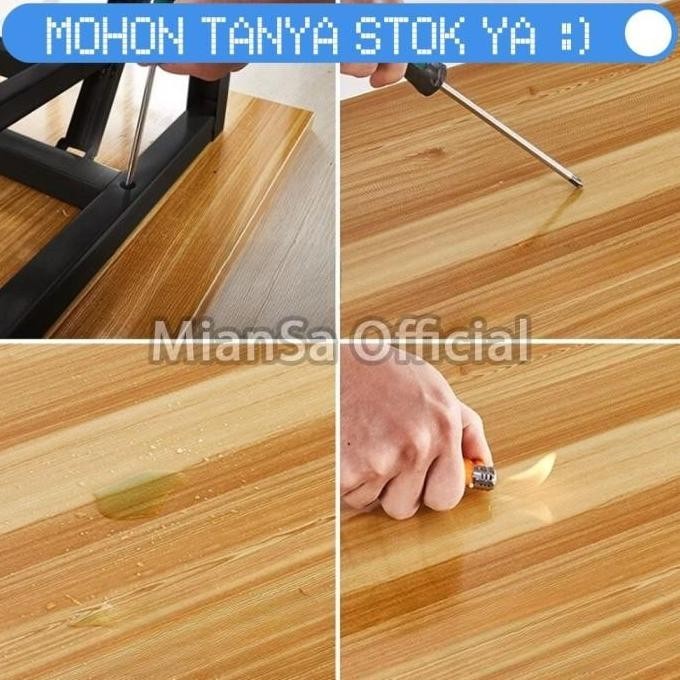 Terlaris Miansa Meja Komputer Meja Lipat Bahan Kayu Besi Dengan Laci Xasebxa