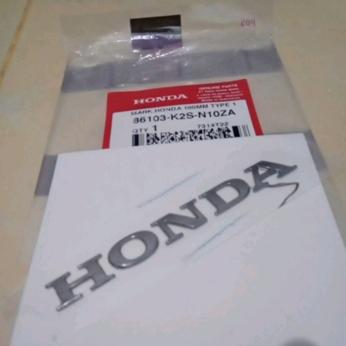 EMBLEM LOGO TULISAN HONDA UKURAN 100MM MARK HONDA 100MM VARIO 160 ORI