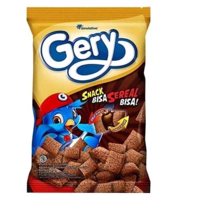 

Gery Snack Sereal Cokelat 1 Renceng isi 10 Bungkus @11gr + 2,2gr Wafer Biskuit Roll Bantal