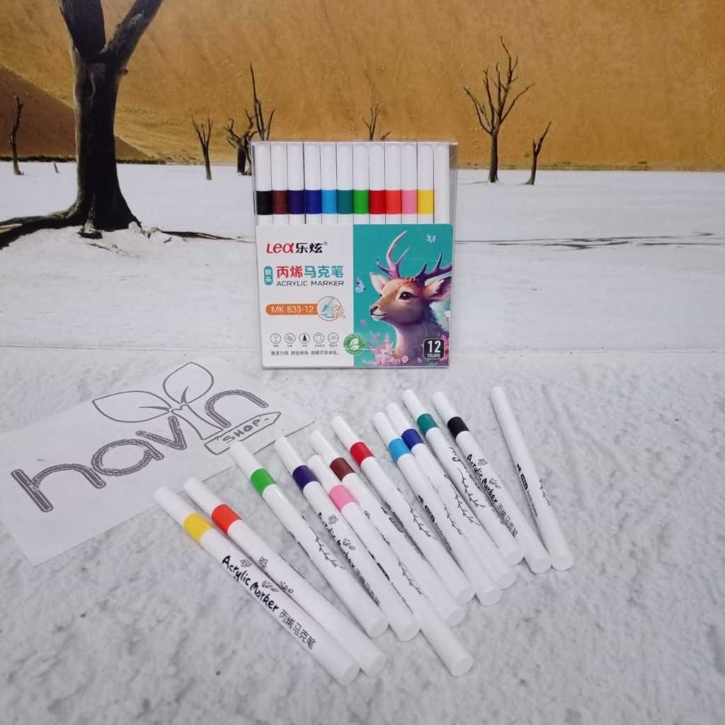 

AKRICLIC AKRILIK SPIDOL PEWARNA 12 WARNA