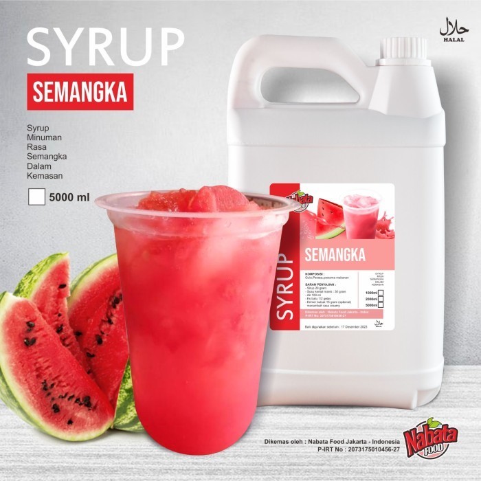 

Sirup Semangka India 5 Liter