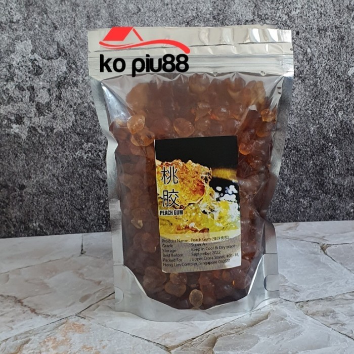 

Peach Gum Premium Super Grade A ( Tao Jiao) 500gram