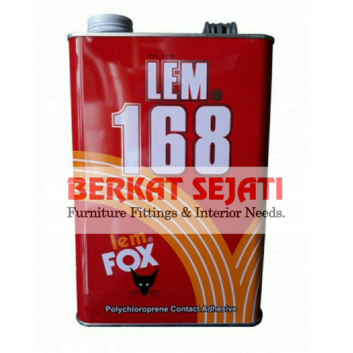 

Lem Fox Kuning 168 Polos Galon 2.5 Kg Lem Hpl Lem Kuning