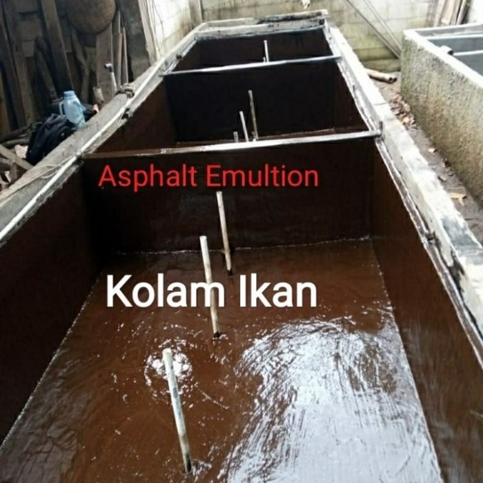 

Aspalt Emulsion/Aspal Cair/Waterproofing/Lem Atap Dak Aspal 5Kg