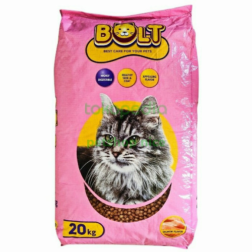 BOLT CAT Salmon 20 Kg, Makanan Kucing