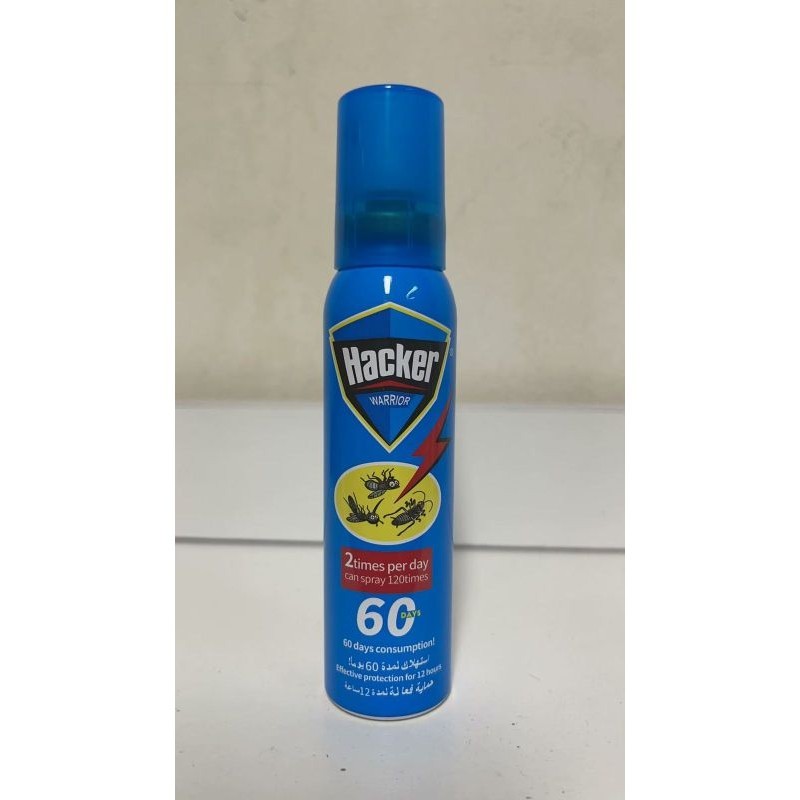 New Obat nyamuk semprot mini hacker, nyamuk mati dengan 1 kali semprotan aman untuk bayi dan ibu