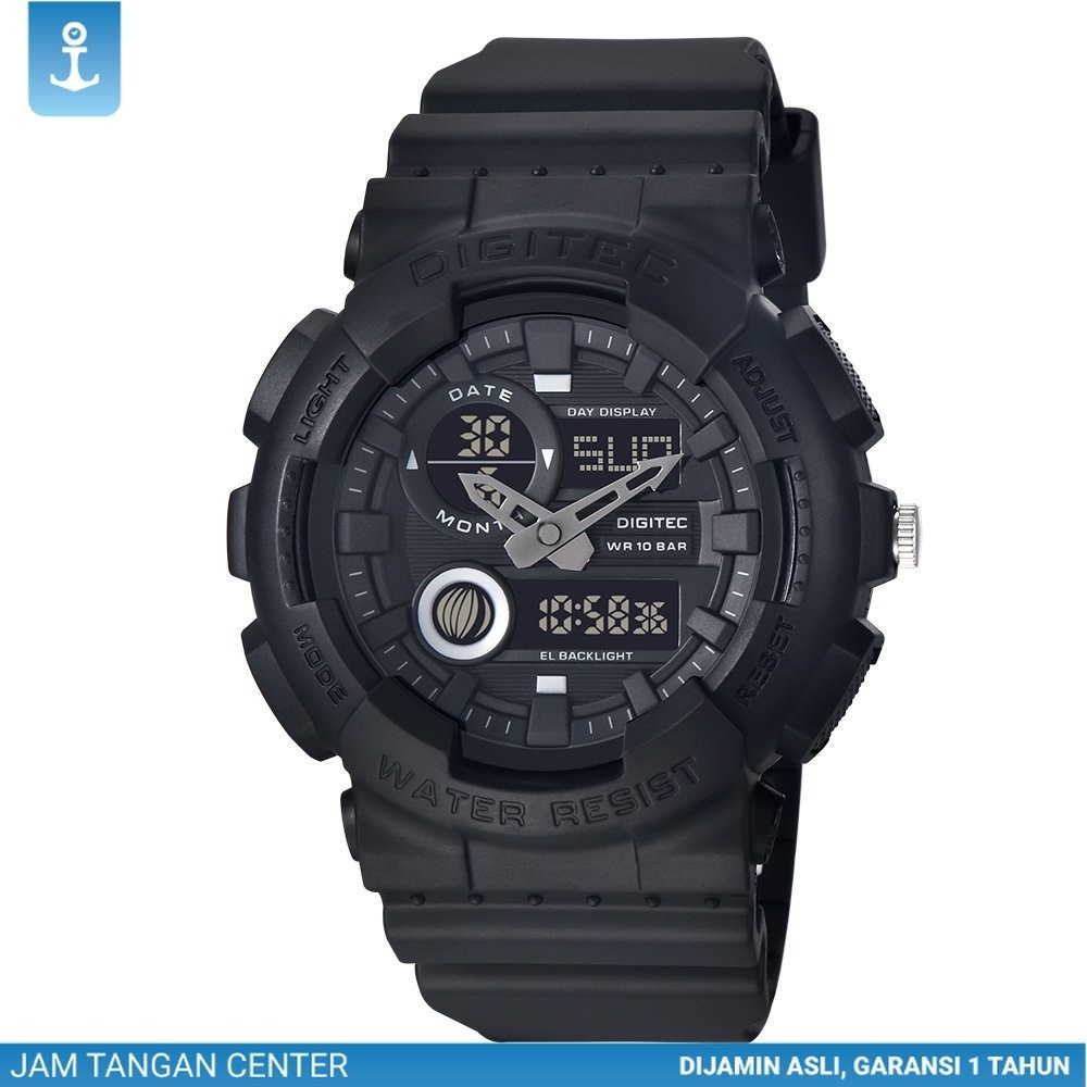 Jam Tangan Sport Digitec 2185 Digital Analog Pria Original Watch