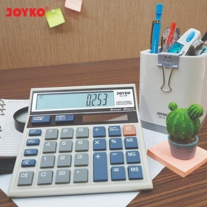 

Model baru - JOYKO CC-45 Check & Correct Calculator Kalkulator Bisa Cek Ulang CC45 !