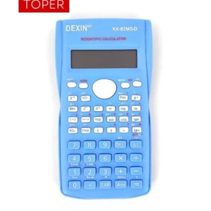 

New - Kalkulator Calculator Scientific Sin Cos Tan Ilmiah Aesthetic Estetik - SCT Biru !