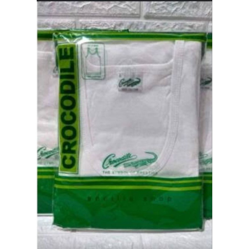 3pcs SINGLET PRIA MEREK CROCODILE POLOS/Kaos kutang pria crocodile polos/Kaos dalam pria berkualitas