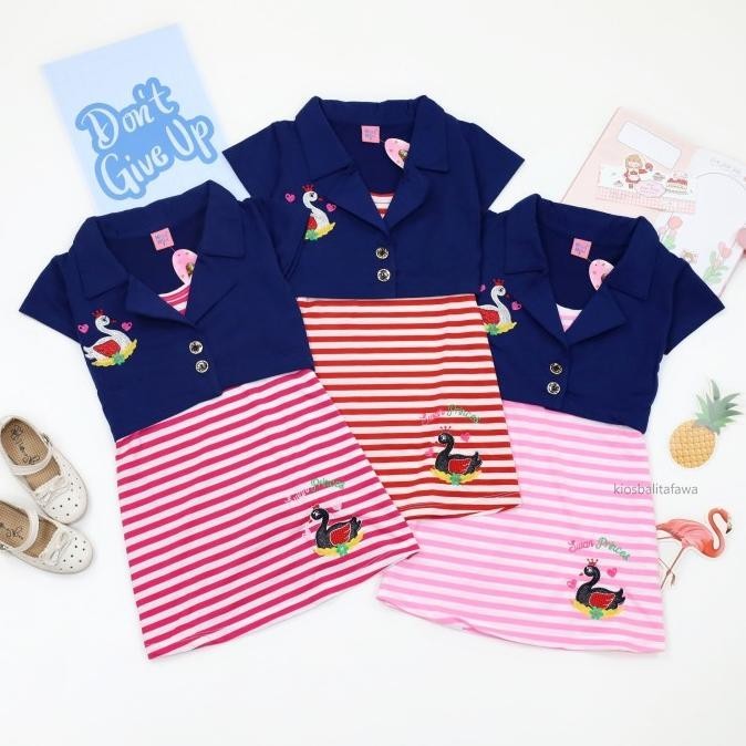 Sale Dress Lilly Uk 1-9 Tahun / Baju Anak Cewek Import Overall Baru