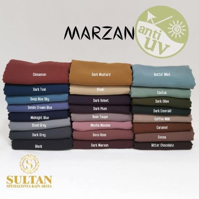 Kain Sultan Bahan Untuk Gamis Abaya Mazen ( Marzan ) Terbaru
