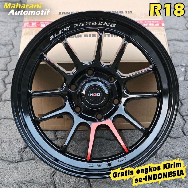 Velg mobil r18 VENOM 5 FLOWFORMING Baut 6 velg mobil racing ring 18 Pajero Sport,Fortuner,Hilux Doub