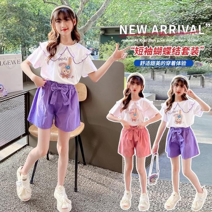 Trend Setelan Anak Perempuan Teen Mika Baju Remaja Perempuan Import Pengiriman Cepat