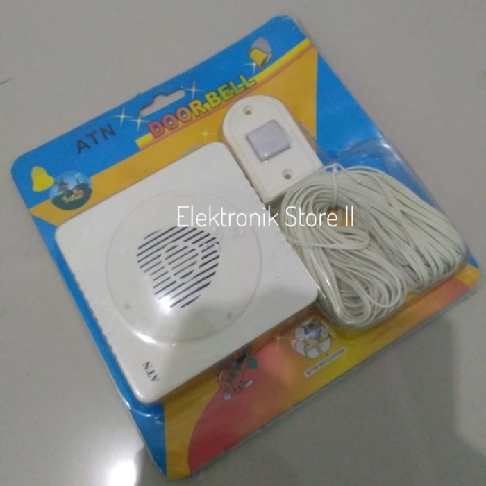 Garansi bel pintu rumah ATN dengan panjang kabel 10 meter