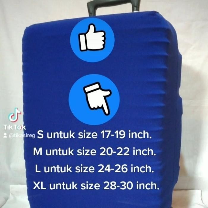 Sarung Koper / Pelindung Koper Motif Cover Koper Size 18 Inc - 30 Inc