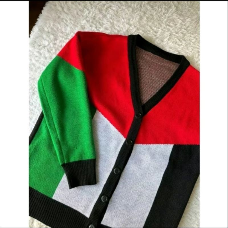 Cardigan Palestine ready by Yoora sarah