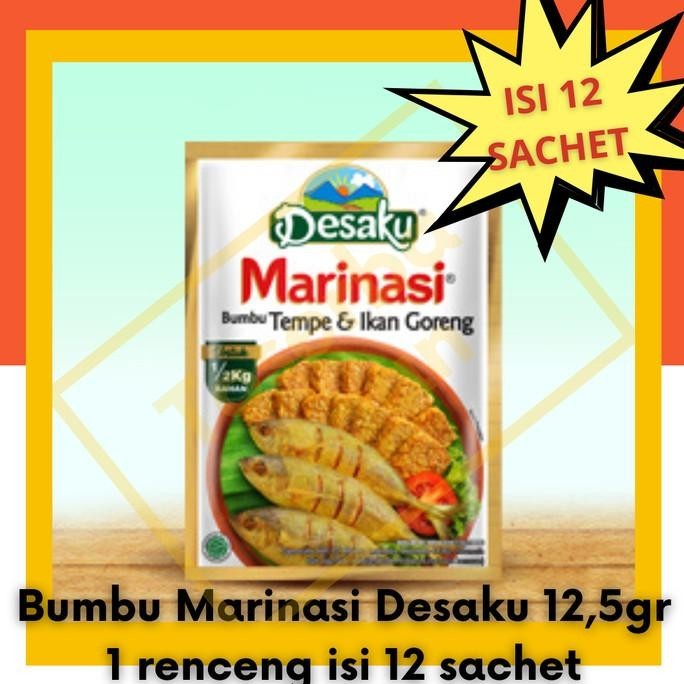 

*$*$*$*$] Bumbu Marinasi isi 12 sachet Desaku Ayam Ikan Bubuk Halus
