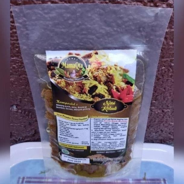 

(:(:(:(] Bumbu Nasi Kebuli Mamaqta Bumbu Basah 100gr untuk 1 kg beras No MSG
