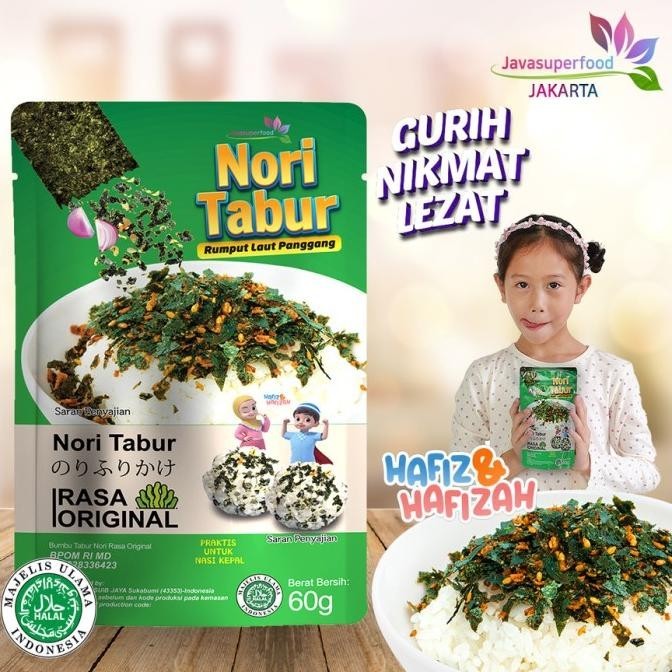 

Open DS] JAVA Nori Tabur Original 60 gram Pouch Halal MUI