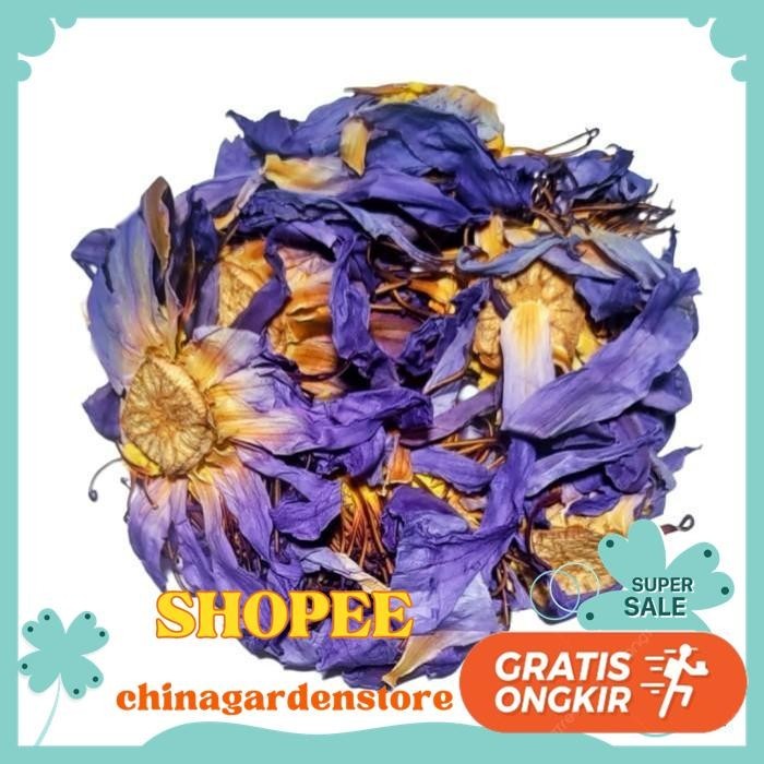

BLUE LOTUS FLOWER TEA / TEH BUNGA TERATAI BIRU (BULK SIZE) TERBAIK