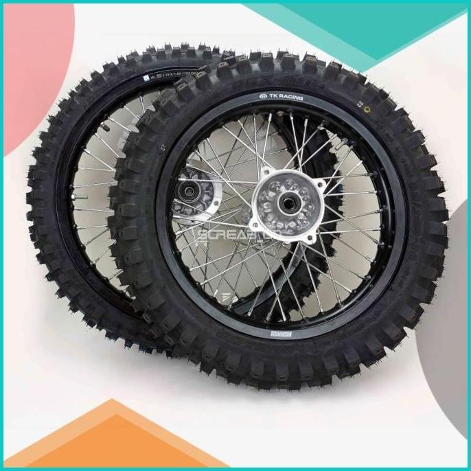 ban set ring 16 19 klx dtracker 150 tk dunlop tromol original 16novz3