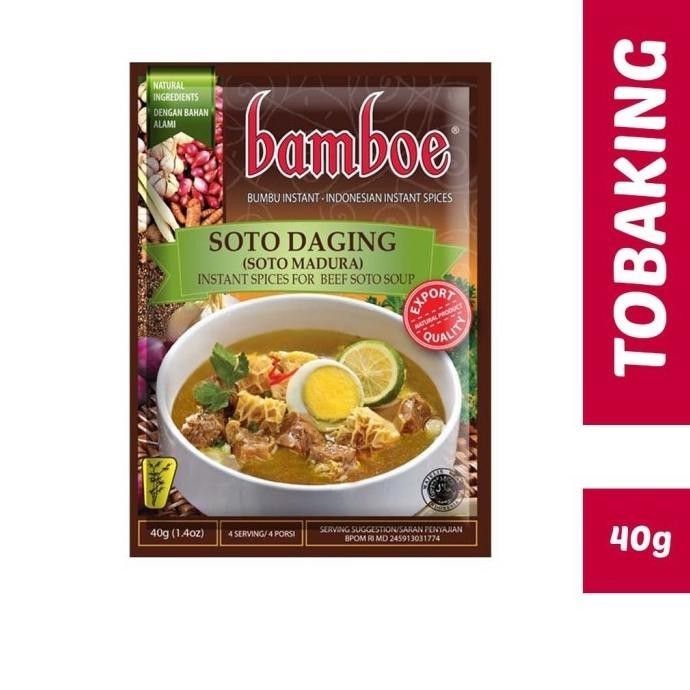 

paling diminati] Bumbu Bamboe soto madura daging instan
