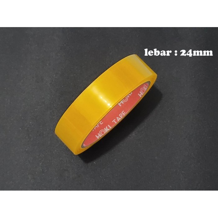 

LAKBAN BENING 24MM X 72 YARD ( 64M ) - 1 INCH - SELOTIP ISOLASI TAPE PRODUK PILIHAN