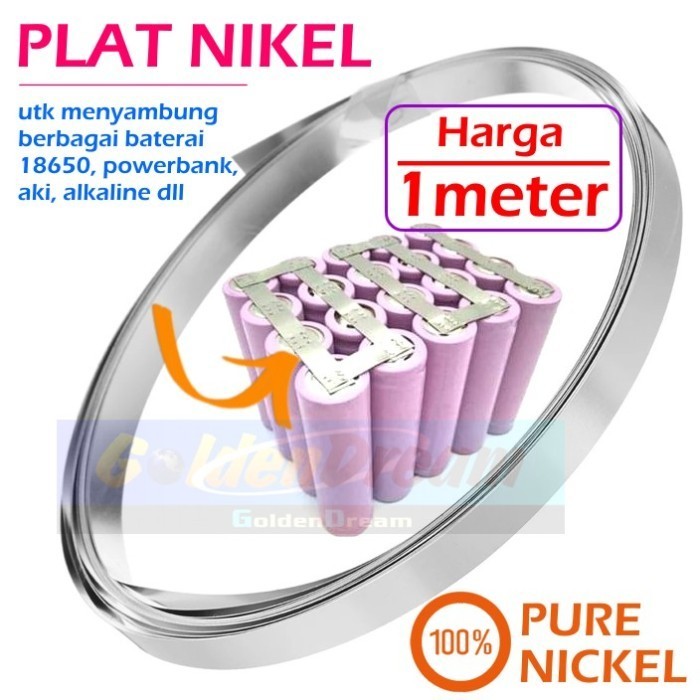 @#@#@#] Plat Nikel Penyambung Baterai Lithium Battery Grid Nickel Plate Strip