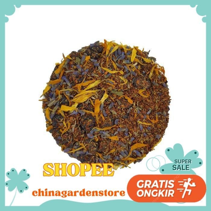 

SWEET LULLABY TEA BLEND - ROOIBOS WITH MIXED FLOWER & DRIED BLUEBERRY PRODUK TERBAIK